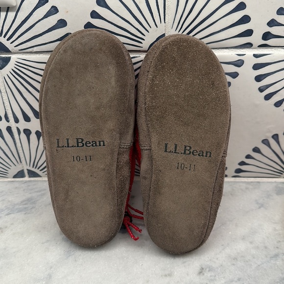 LL Bean Sweater Fleece Slippers - Picture 3 of 4